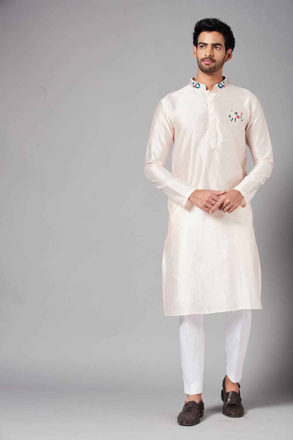 Gajanan Basik Kurta by Hilo Design | Grocsy