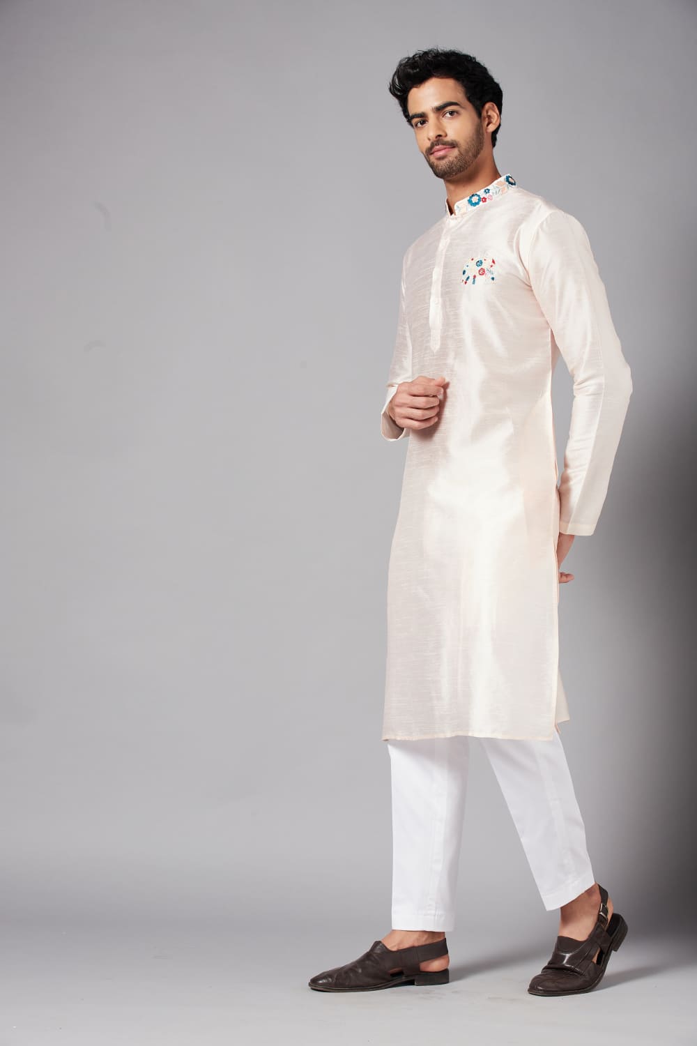 Gajanan Designer Men's kurta by Hilo Design | Grocsy