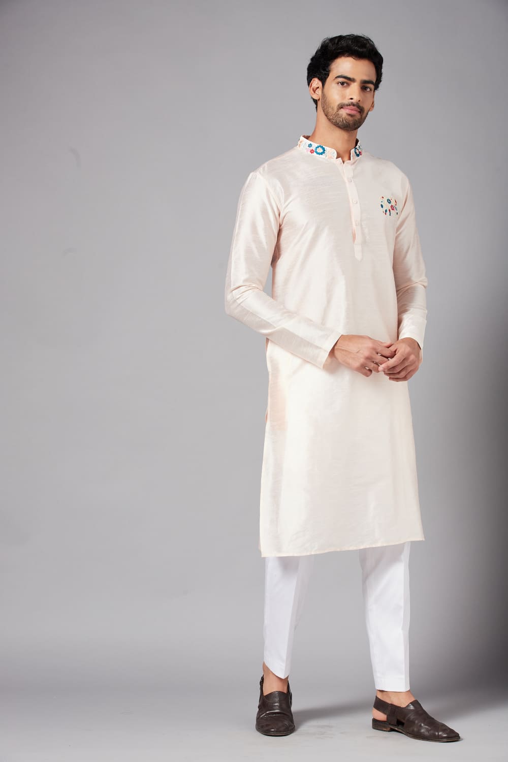 Gajanan Designer Men's kurta by Hilo Design | Grocsy