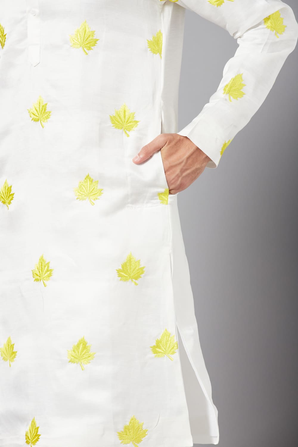 Mogra Designer Men's Kurta by Hilo Design | Grocsy
