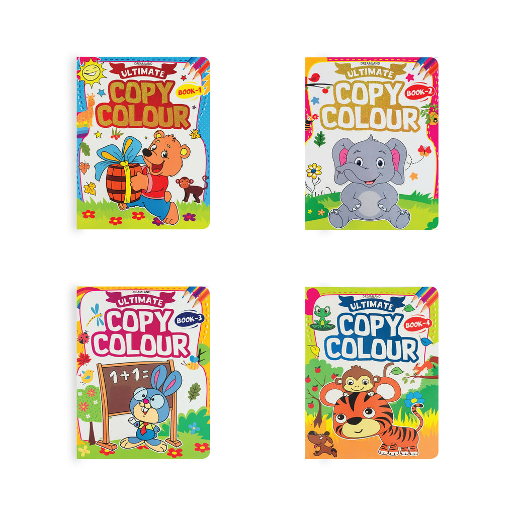 Dreamland Ultimate Copy Colour Books - (4 Titles) | Grocsy