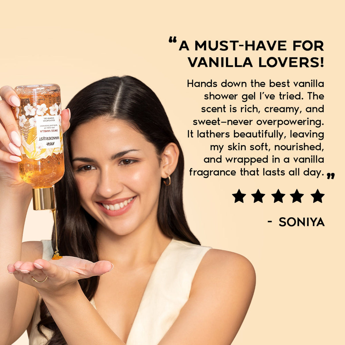 Wanderlust Shower Gels - Swiss Vanilla | Grocsy