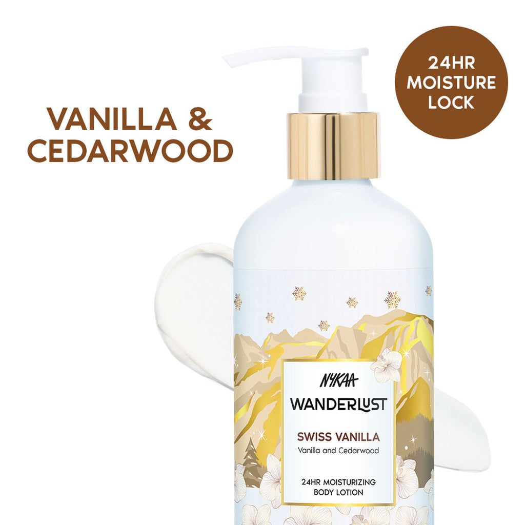 Wanderlust Moisturizing Body Lotion - Swiss Vanilla | Grocsy