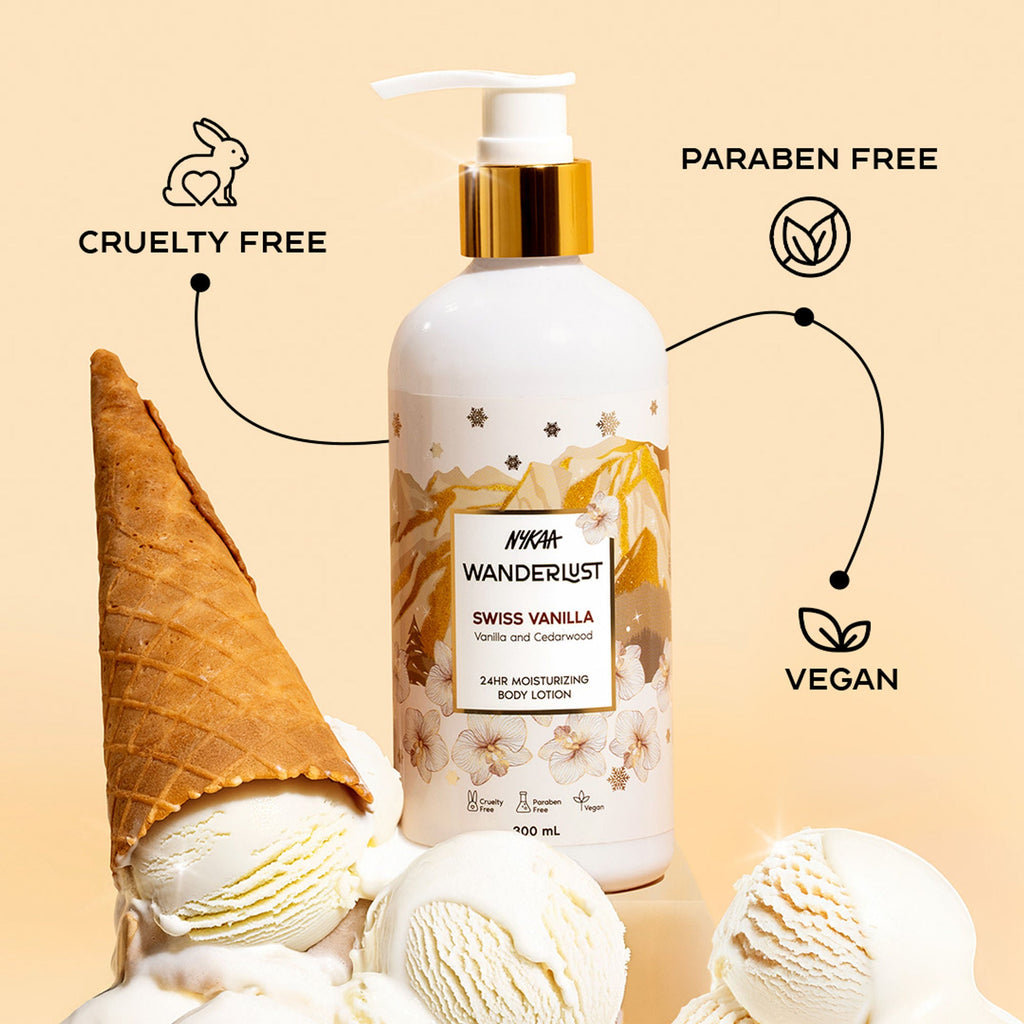 Wanderlust Moisturizing Body Lotion - Swiss Vanilla | Grocsy