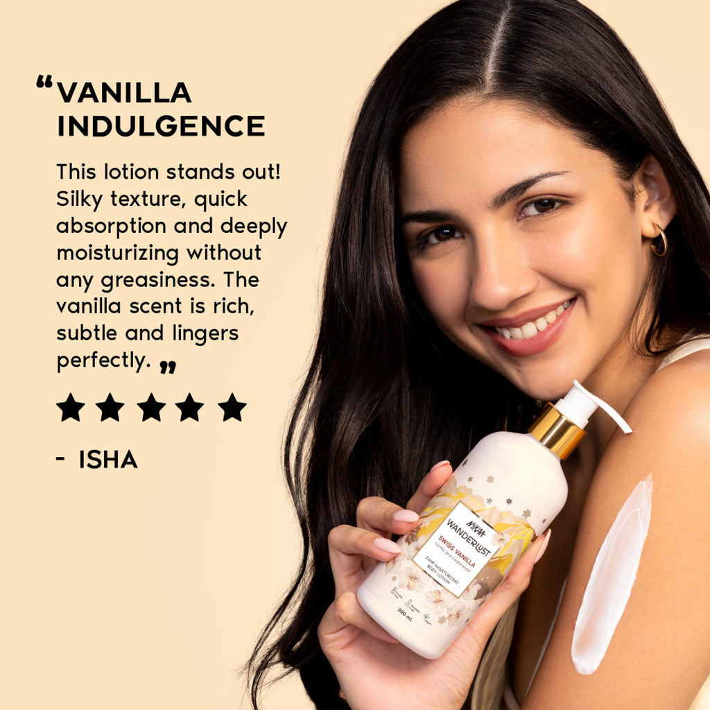 Wanderlust Moisturizing Body Lotion - Swiss Vanilla | Grocsy