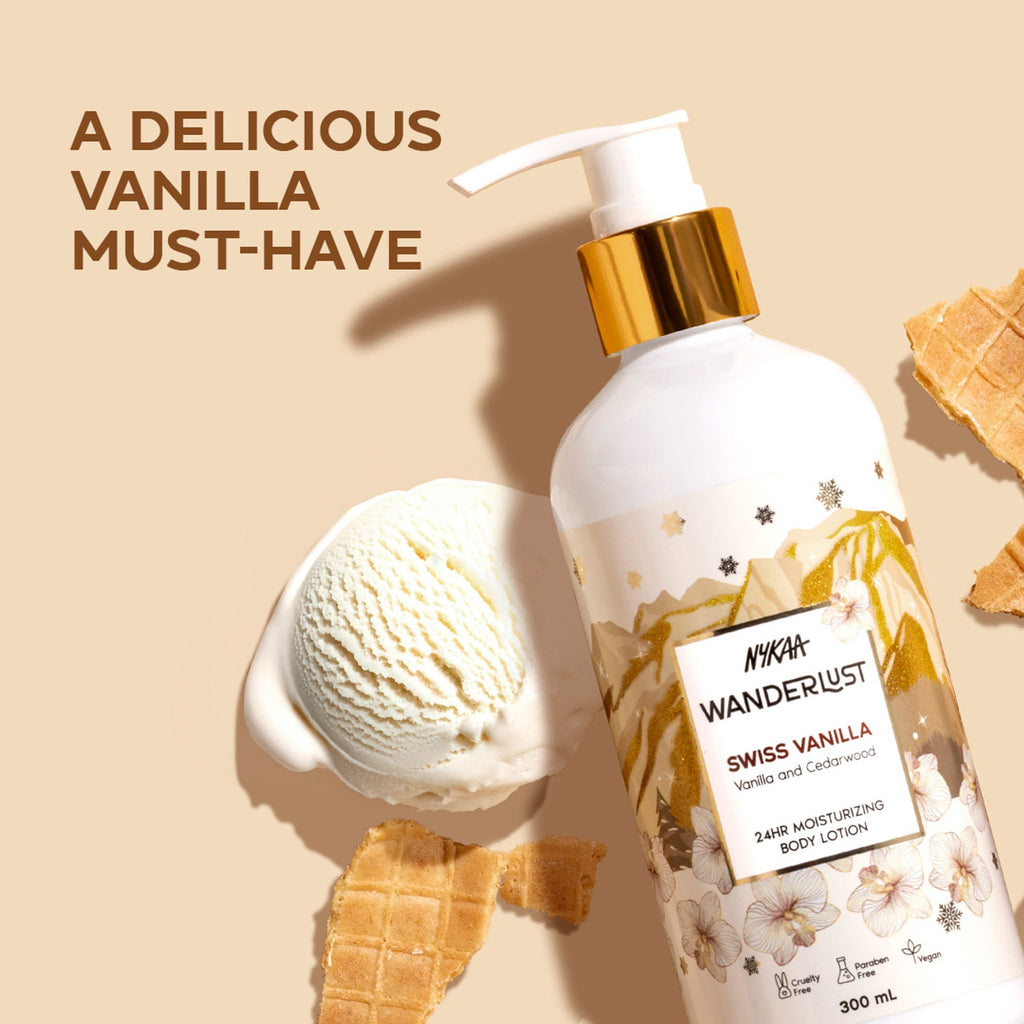 Wanderlust Moisturizing Body Lotion - Swiss Vanilla | Grocsy