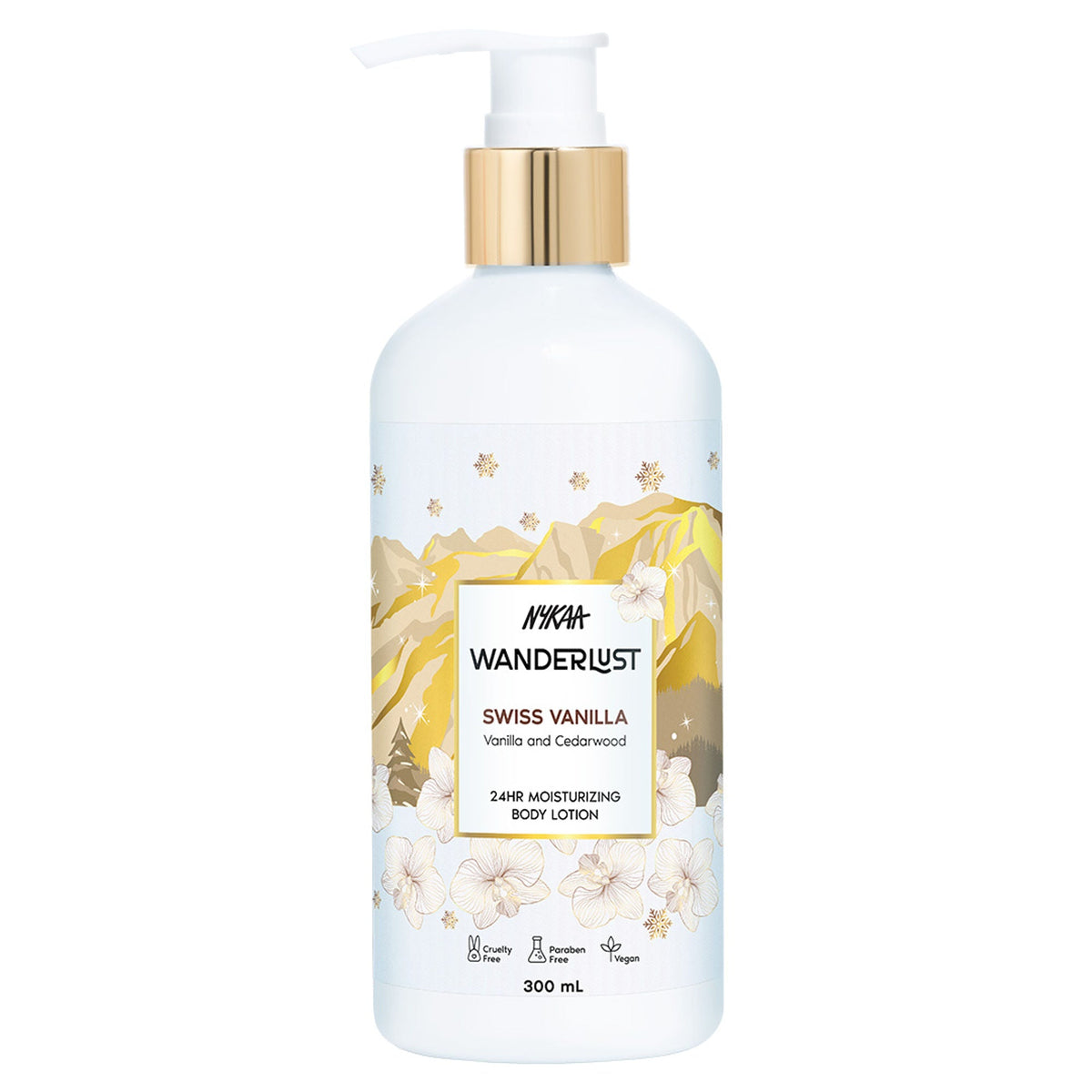 Wanderlust Moisturizing Body Lotion - Swiss Vanilla | Grocsy