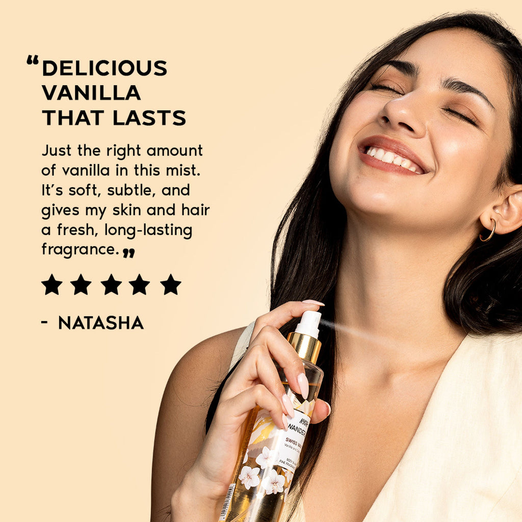 Wanderlust Fragrance Mist For Her - Swiss Vanilla | Grocsy