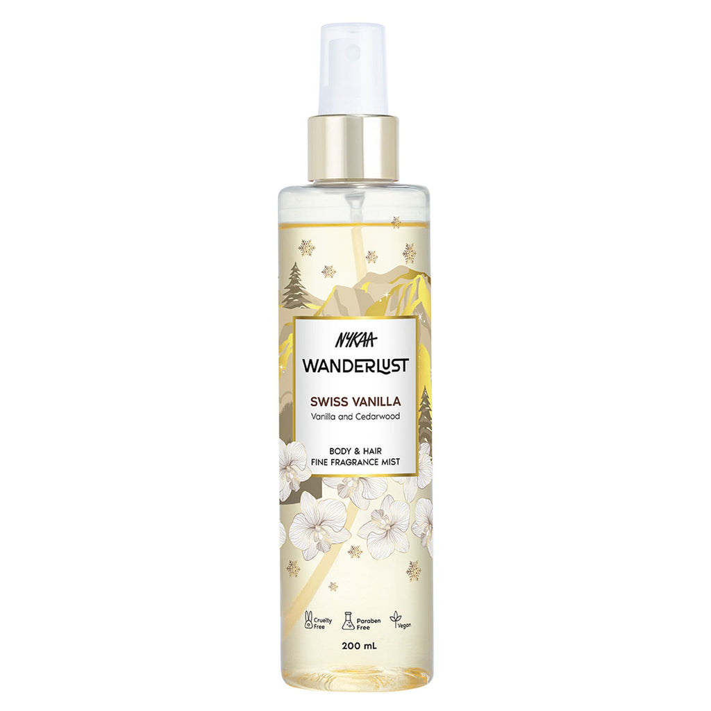 Wanderlust Fragrance Mist For Her - Swiss Vanilla | Grocsy