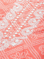 HERE&NOW Women Orange Ethnic Motifs Embroidered Pure Cotton Kurta with Trousers & With Dupatta | Grocsy