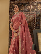 kasee Embellished Zardozi Silk Blend Saree | Grocsy