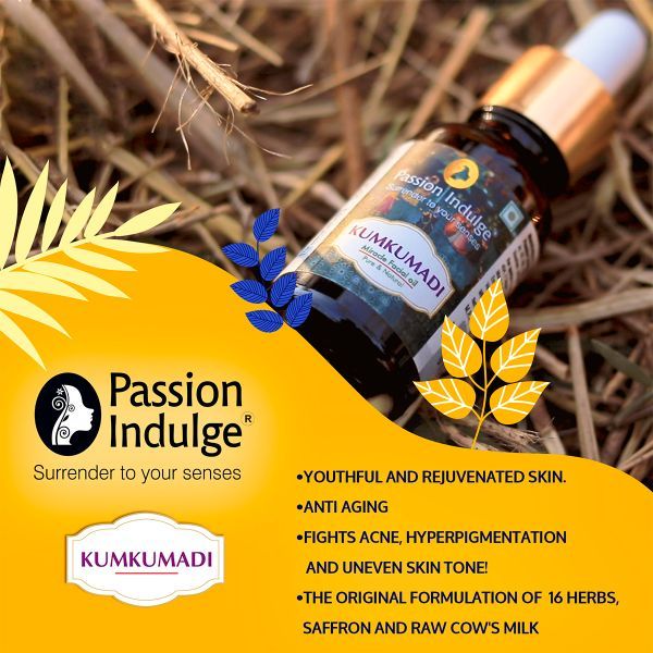 Passion Indulge Kumkumadi Miracle Facial Oil | Grocsy