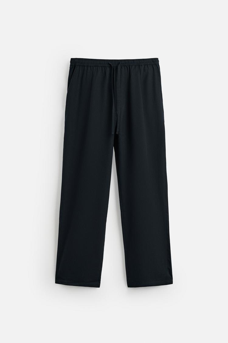 Fabmade Men’S Black Loose Fit Pajama | Grocsy
