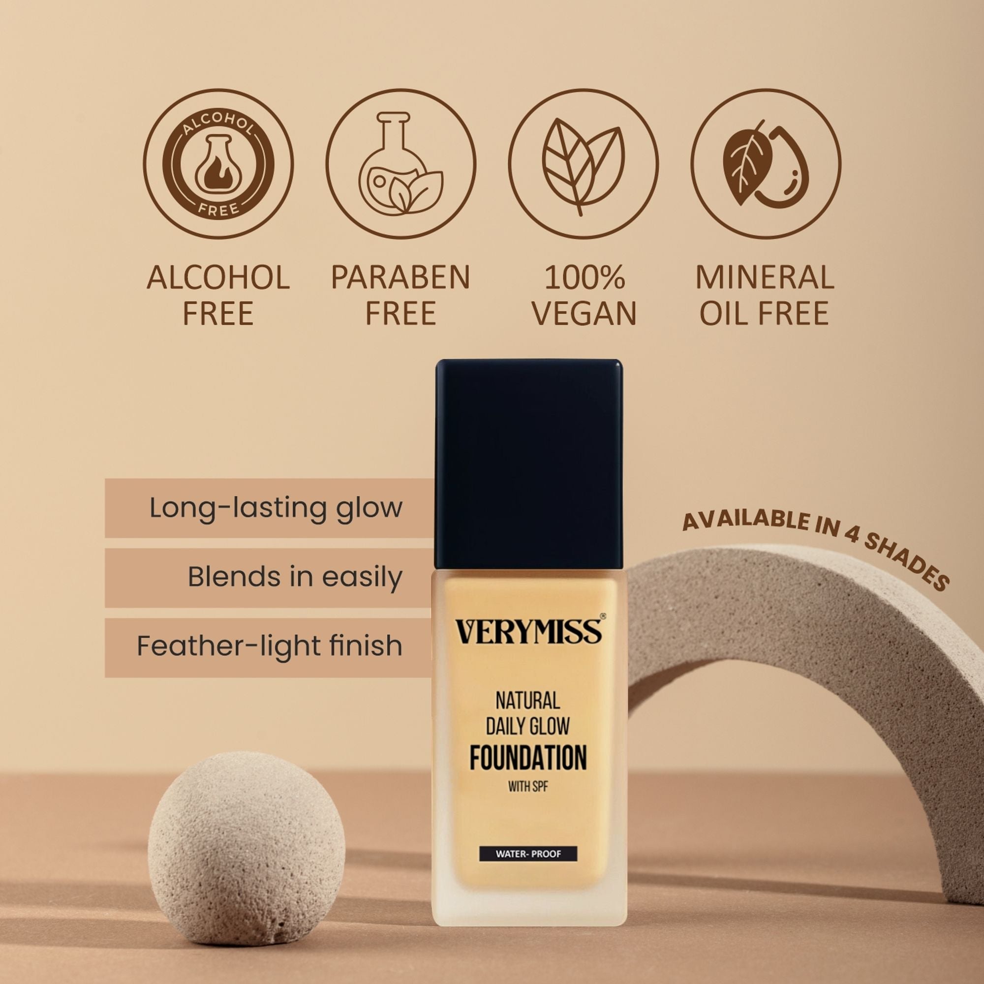 VERYMISS Ultimate Makeup Combo - 2 + Free Makeup Pouch | Grocsy