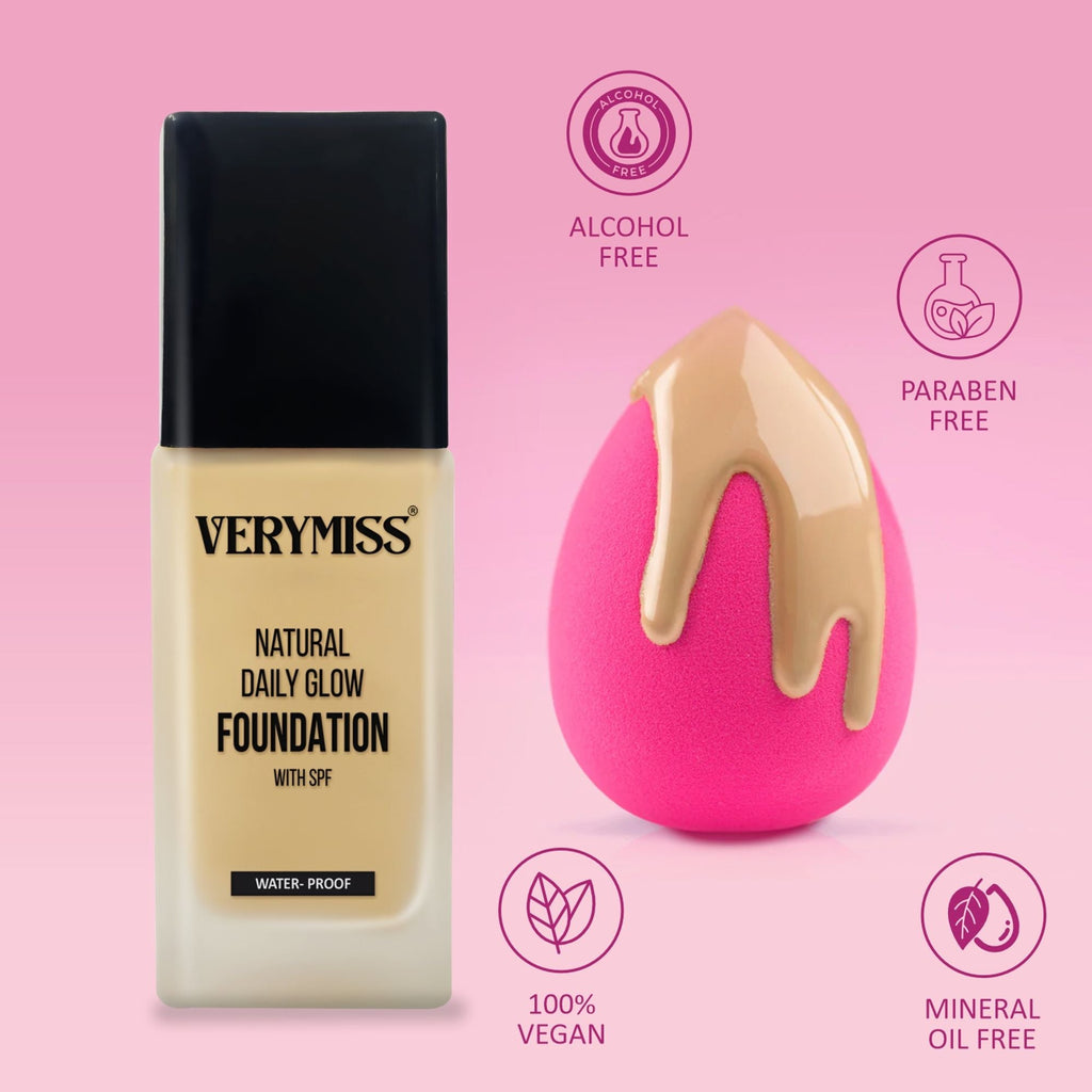 VERYMISS Foundation + Beauty Blender Combo Set | Grocsy