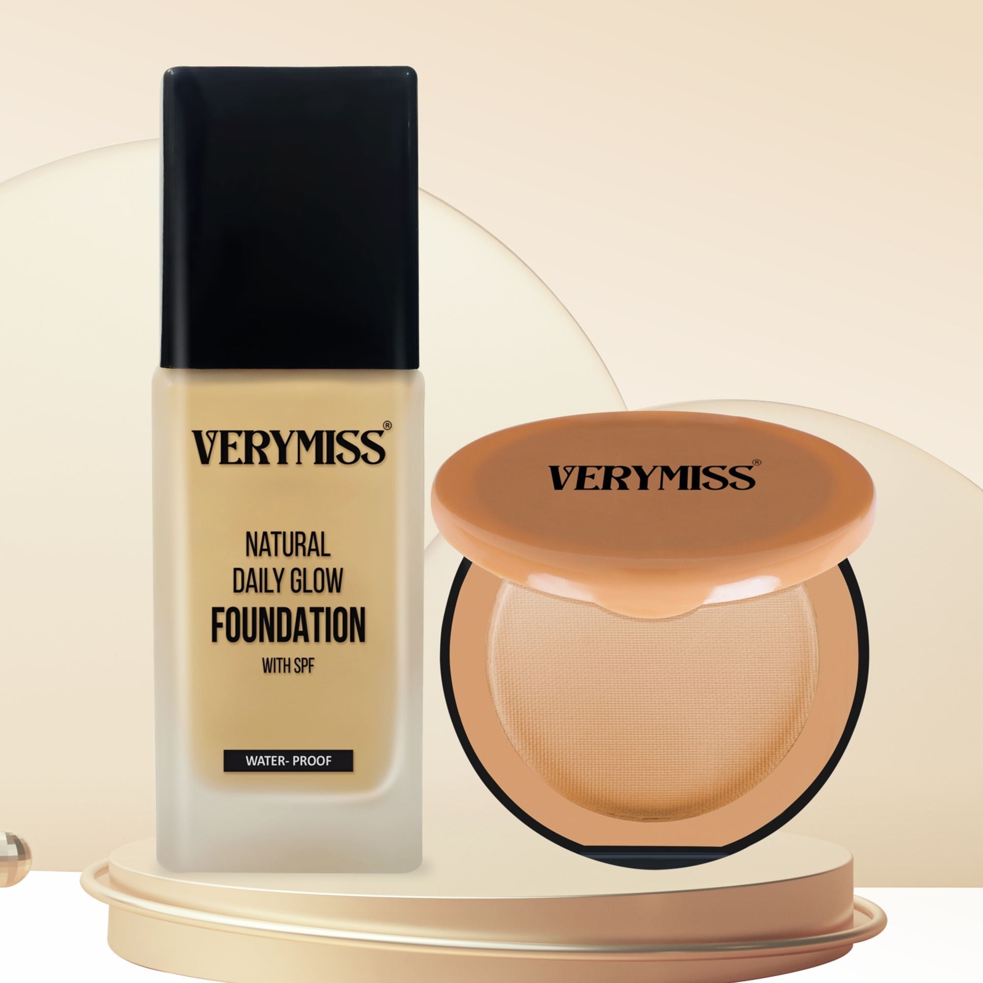 VERYMISS Foundation + Compact Powder - Vmfd06-02, Vmc05-02 | Grocsy