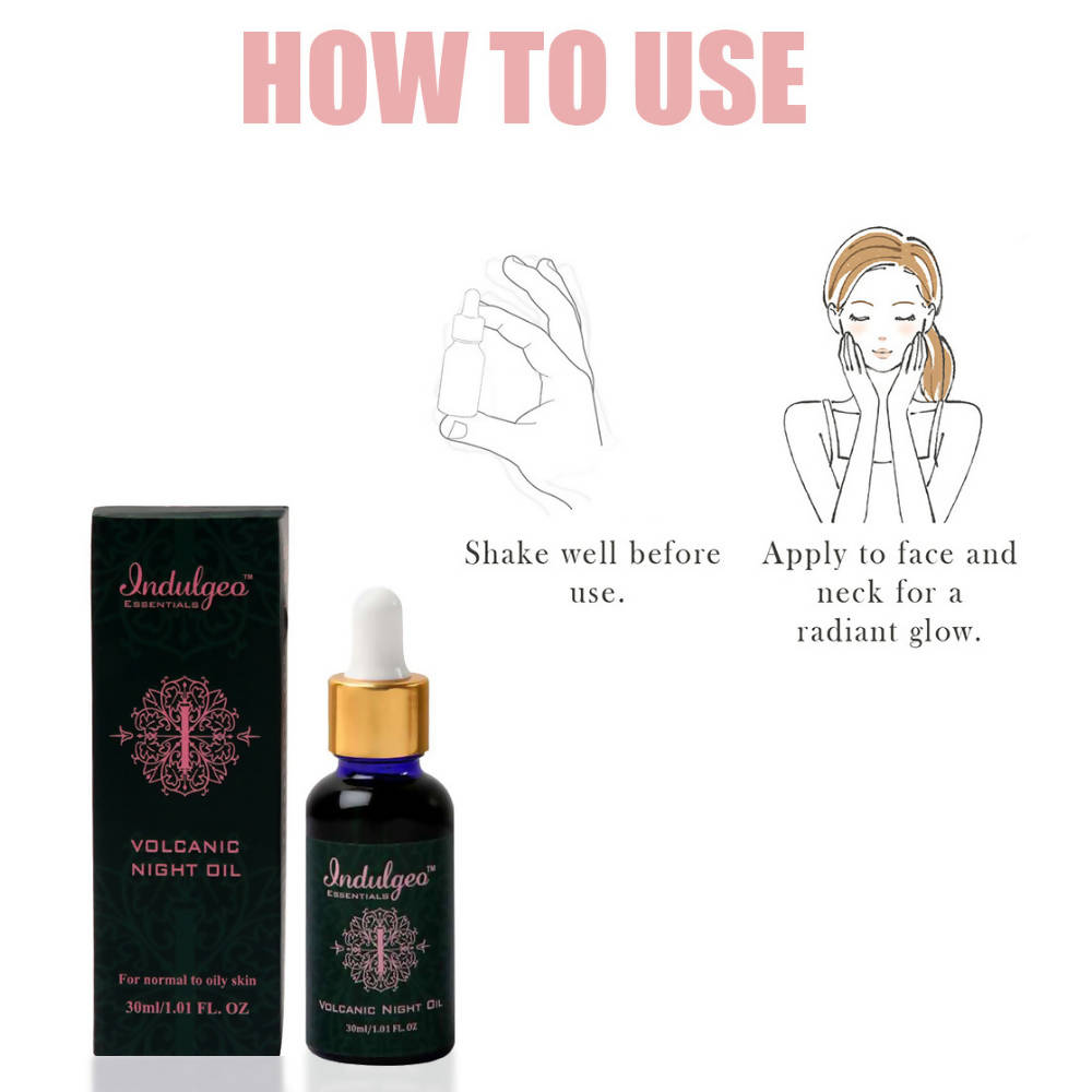 Indulgeo Essentials Volcanic Night Oil | Grocsy