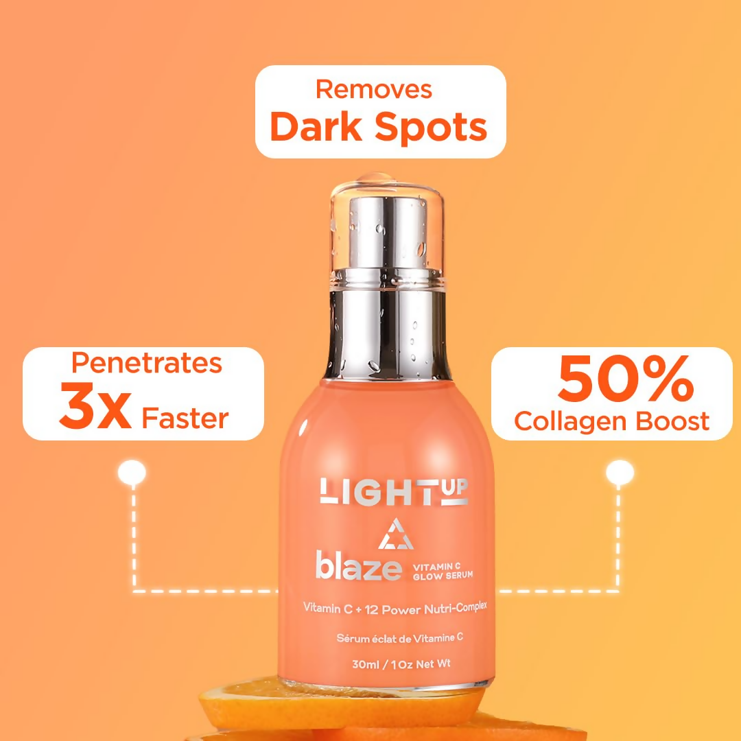 Light Up Blaze Vitamin C Glow Face Serum | Grocsy