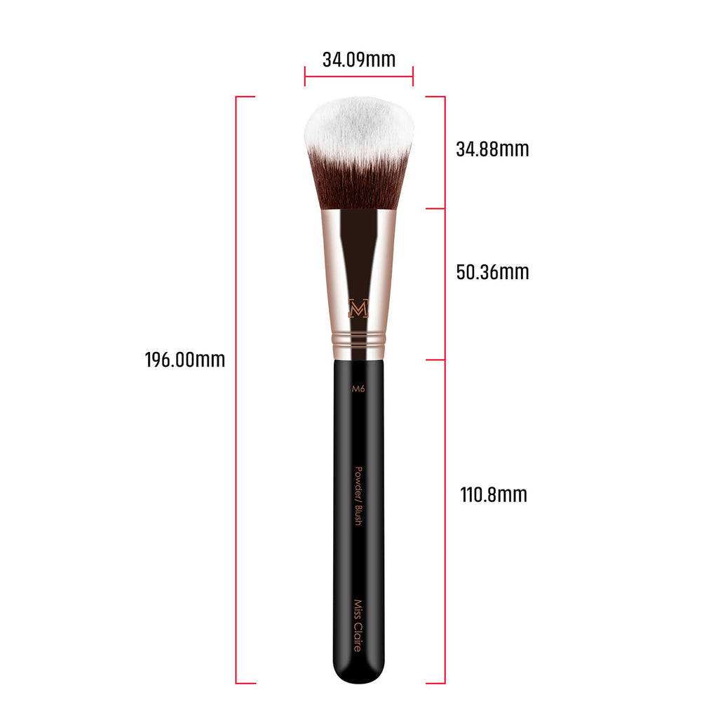 Miss Claire M6 - Powder/Blush Brush - Rose Gold | Grocsy