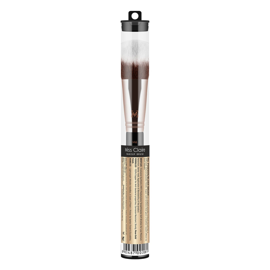 Miss Claire M6 - Powder/Blush Brush - Rose Gold | Grocsy