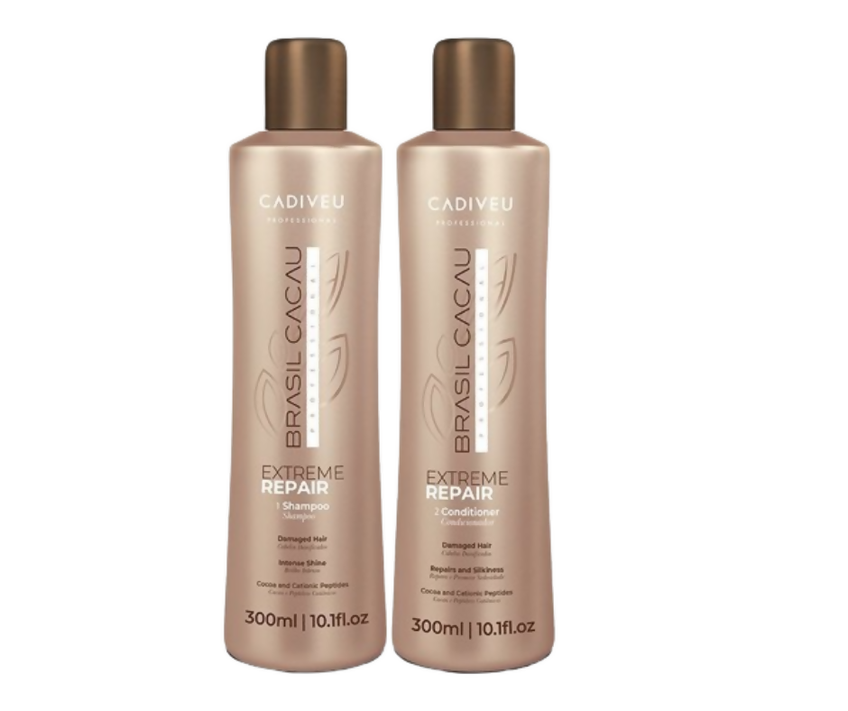 Cadiveu Brasil Cacau Extreme Repair Shampoo & Conditioner | Grocsy