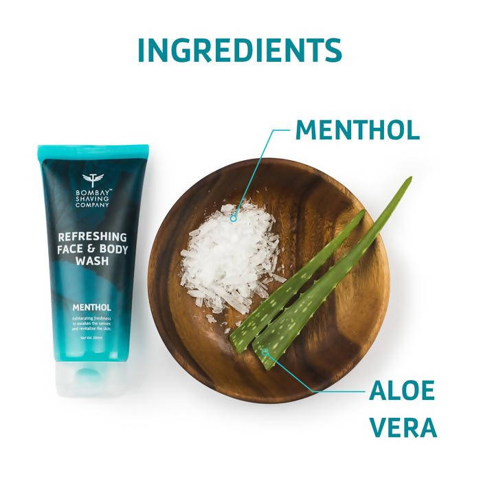 Bombay Shaving Company Ultimate Face & Body Wash Combo | Grocsy