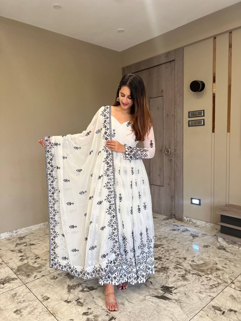 Yash Enterprise Presenting New Signer Anarkali Suit In New Fancy Style | Grocsy