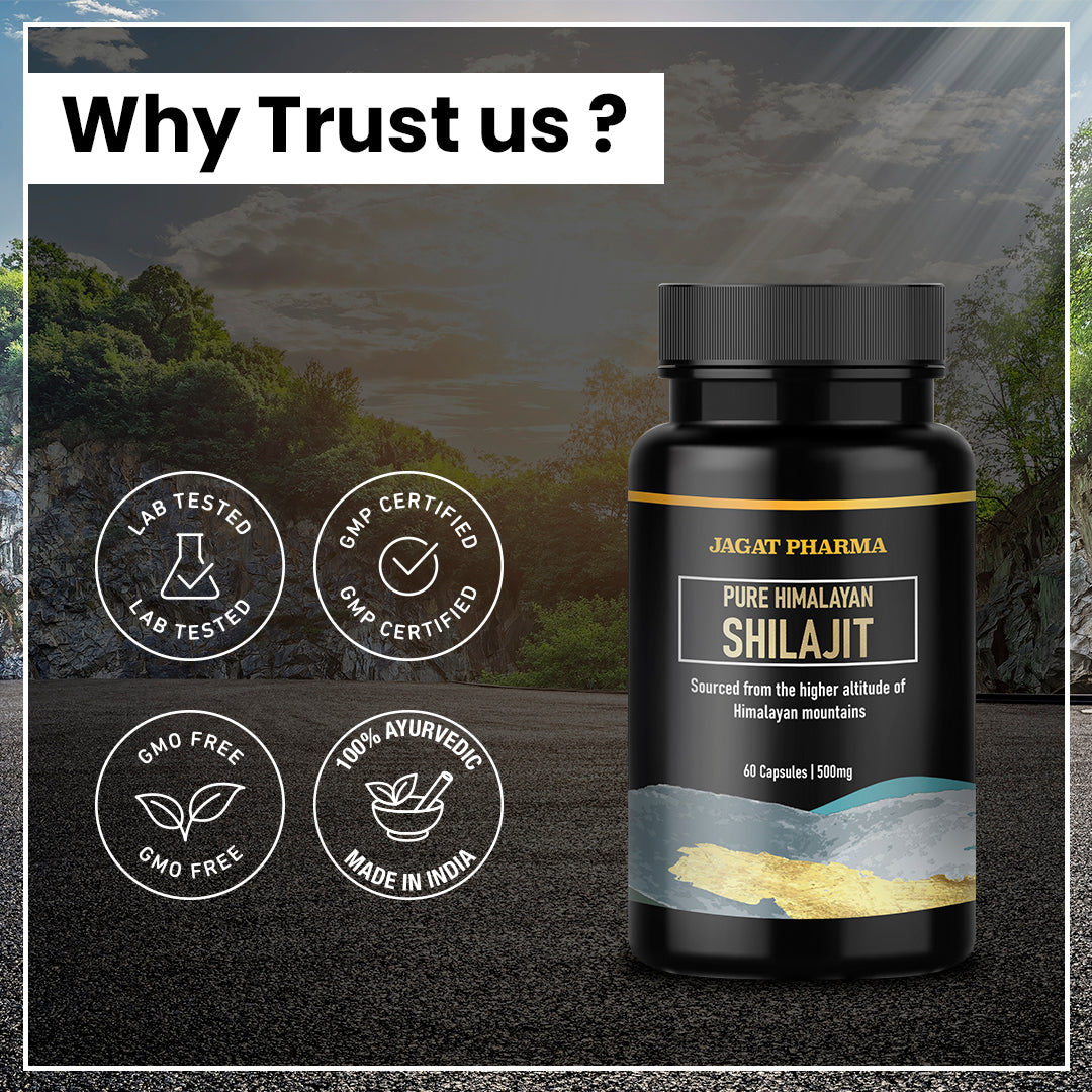 Jagat Pharma Pure Himalayan Sj Capsules | Grocsy