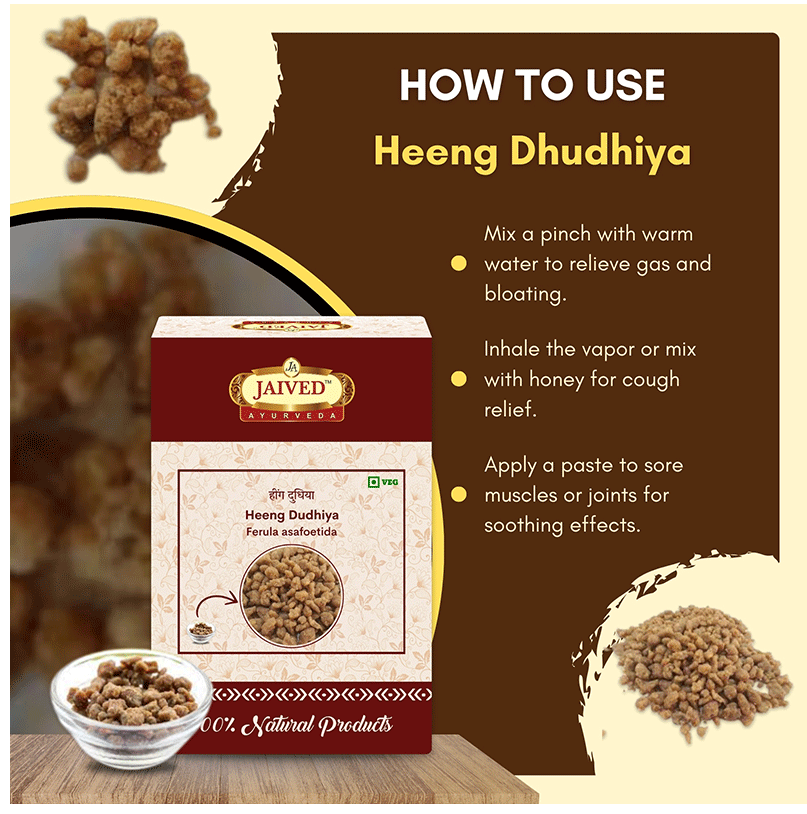 Jaived Ayurveda Heeng Dudhiya | Grocsy
