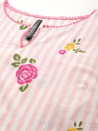 HERE&NOW Women Floral Printed Straight Kurta | Grocsy