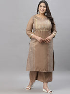 Sztori Ethnic Motifs Printed Regular Kurta with Palazzos | Grocsy