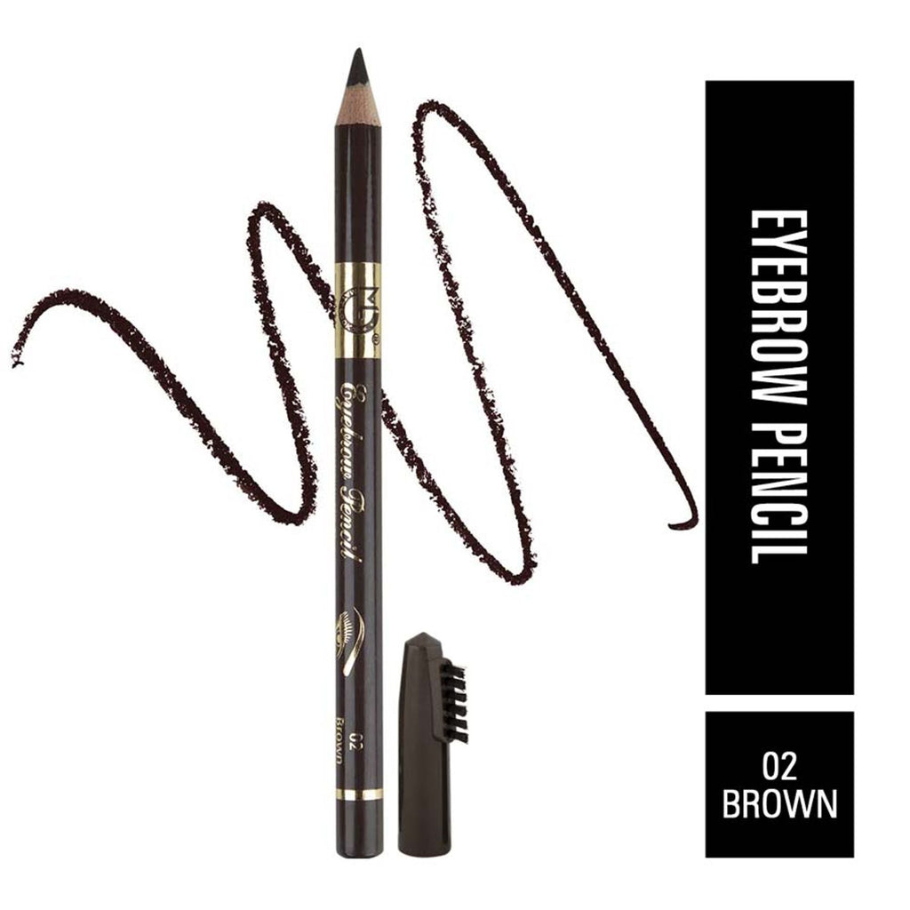 Matt Look Long Lasting Formula Professional Stylist Eyebrow Pencil - Brown | Grocsy