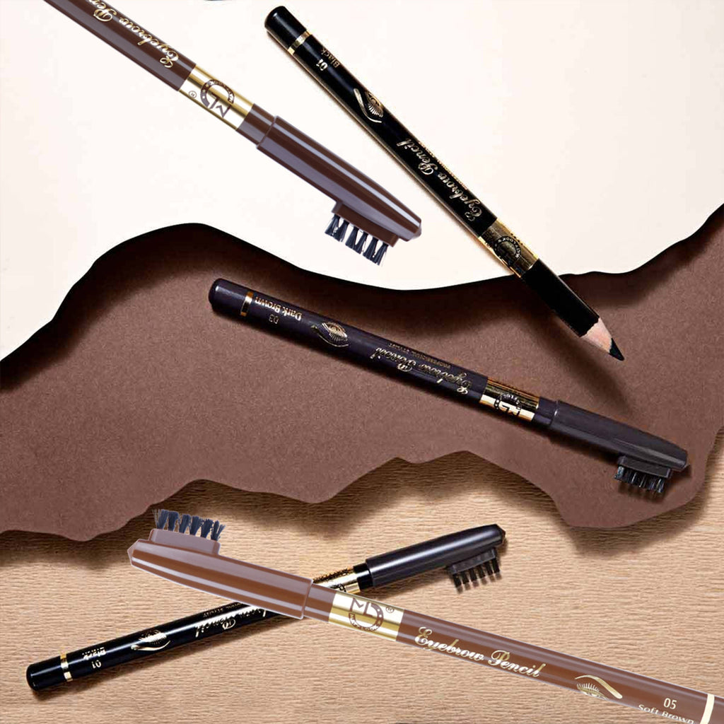 Matt Look Long Lasting Formula Professional Stylist Eyebrow Pencil - Brown | Grocsy