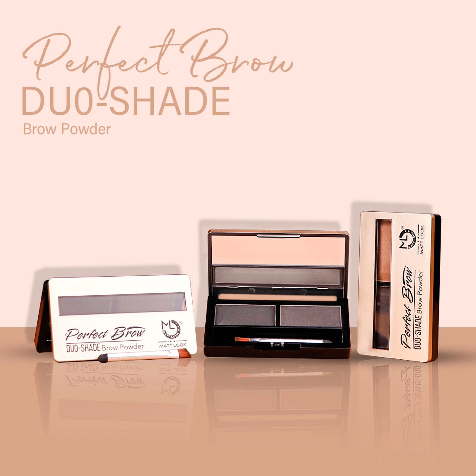Matt Look Perfect Brow Duo-shade Brow Powder - 04 | Grocsy