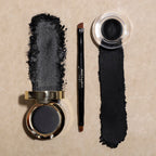 Matt Look Fashion Eye Makeup 24Hr Stay Gel Kajal & Cake Eyeliner - Black | Grocsy