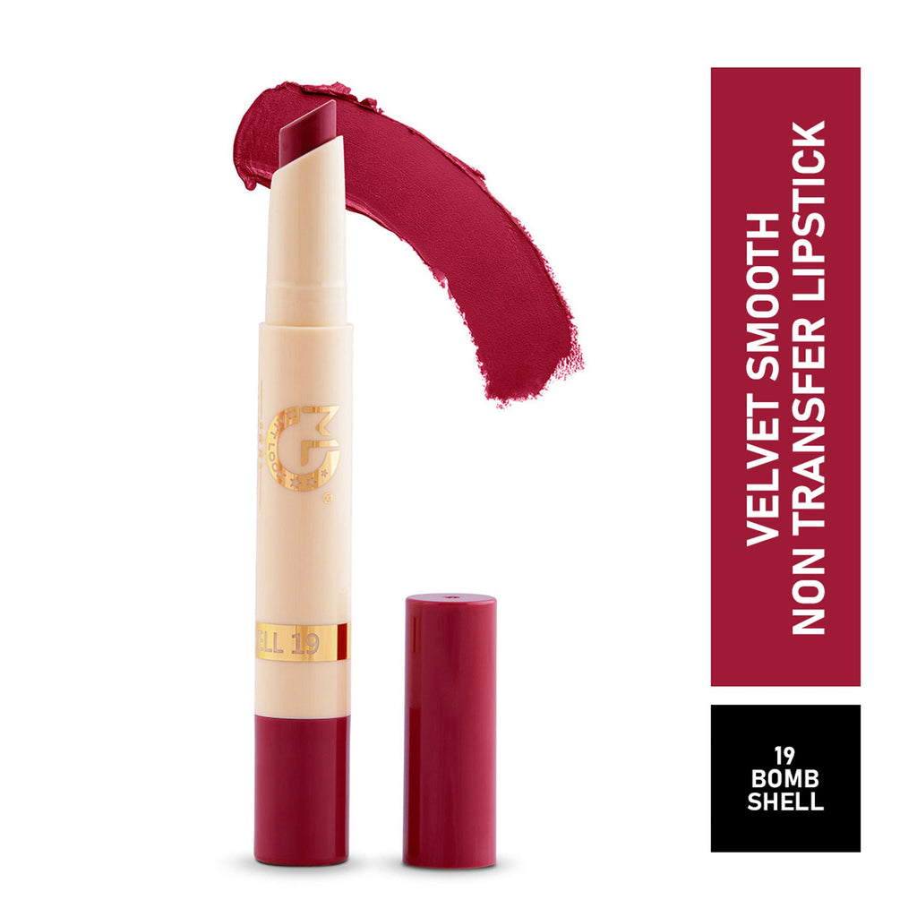 Matt Look Velvet Smooth Non Transfer Lipstick - Bomb Sell | Grocsy