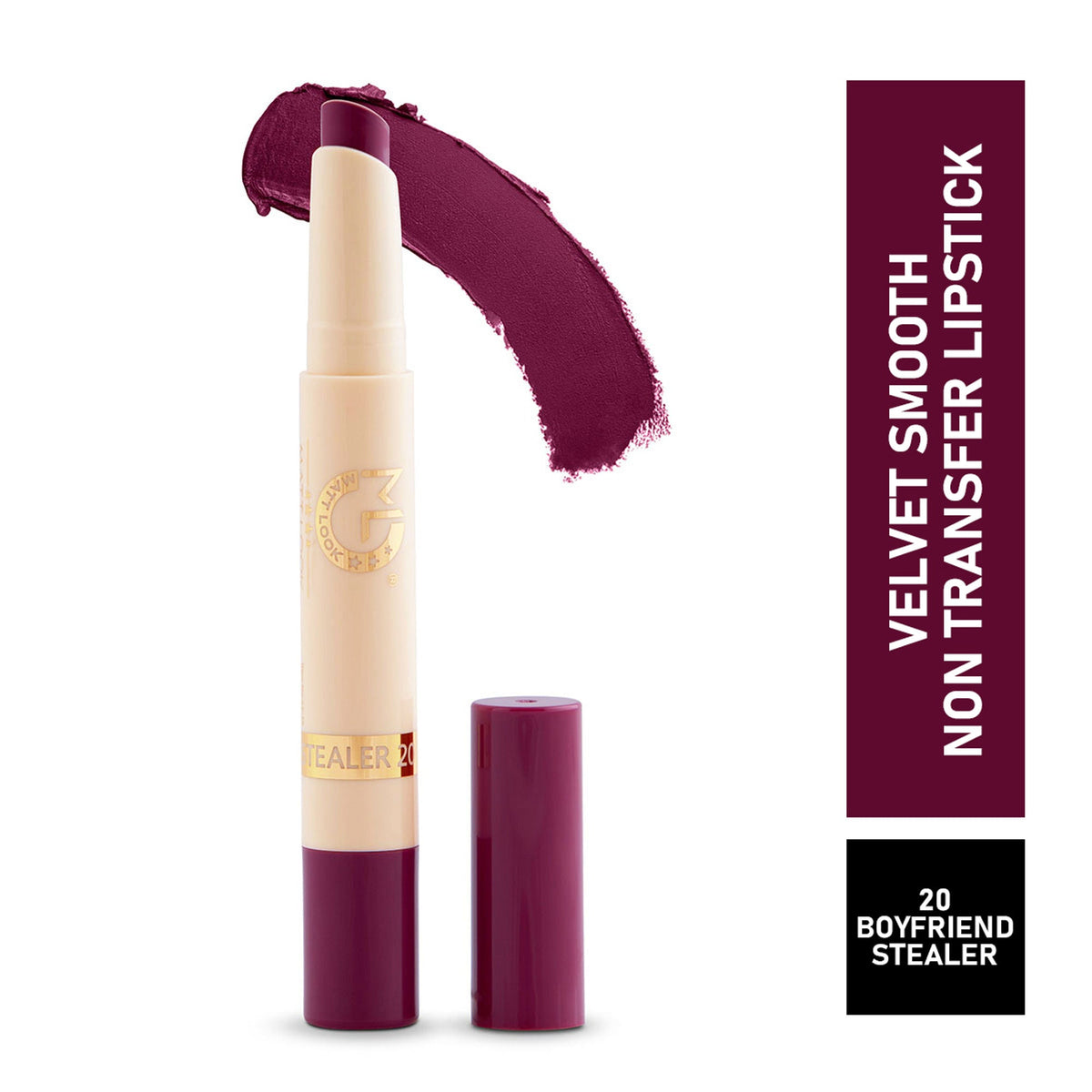 Matt Look Velvet Smooth Non Transfer Lipstick - Boyfriend Stealer | Grocsy