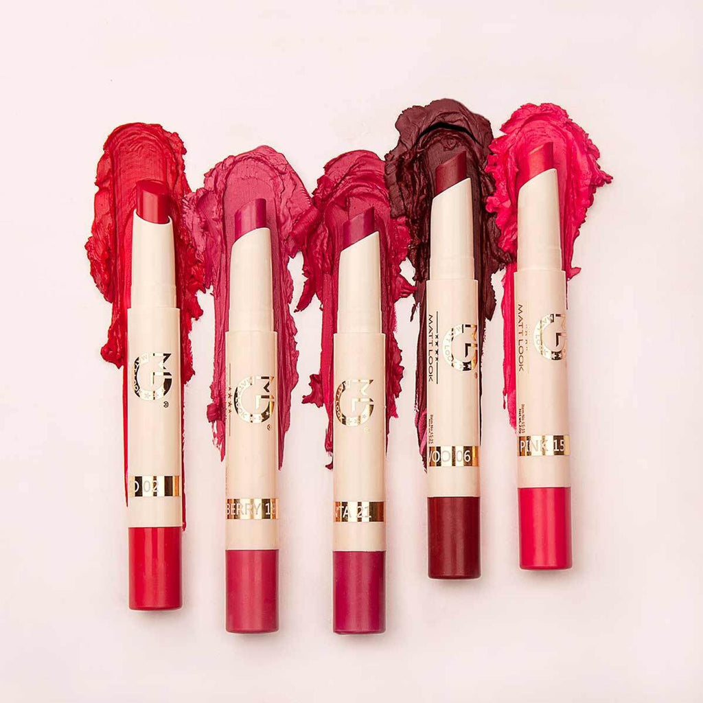 Matt Look Velvet Smooth Non Transfer Lipstick - Hot Magenta | Grocsy