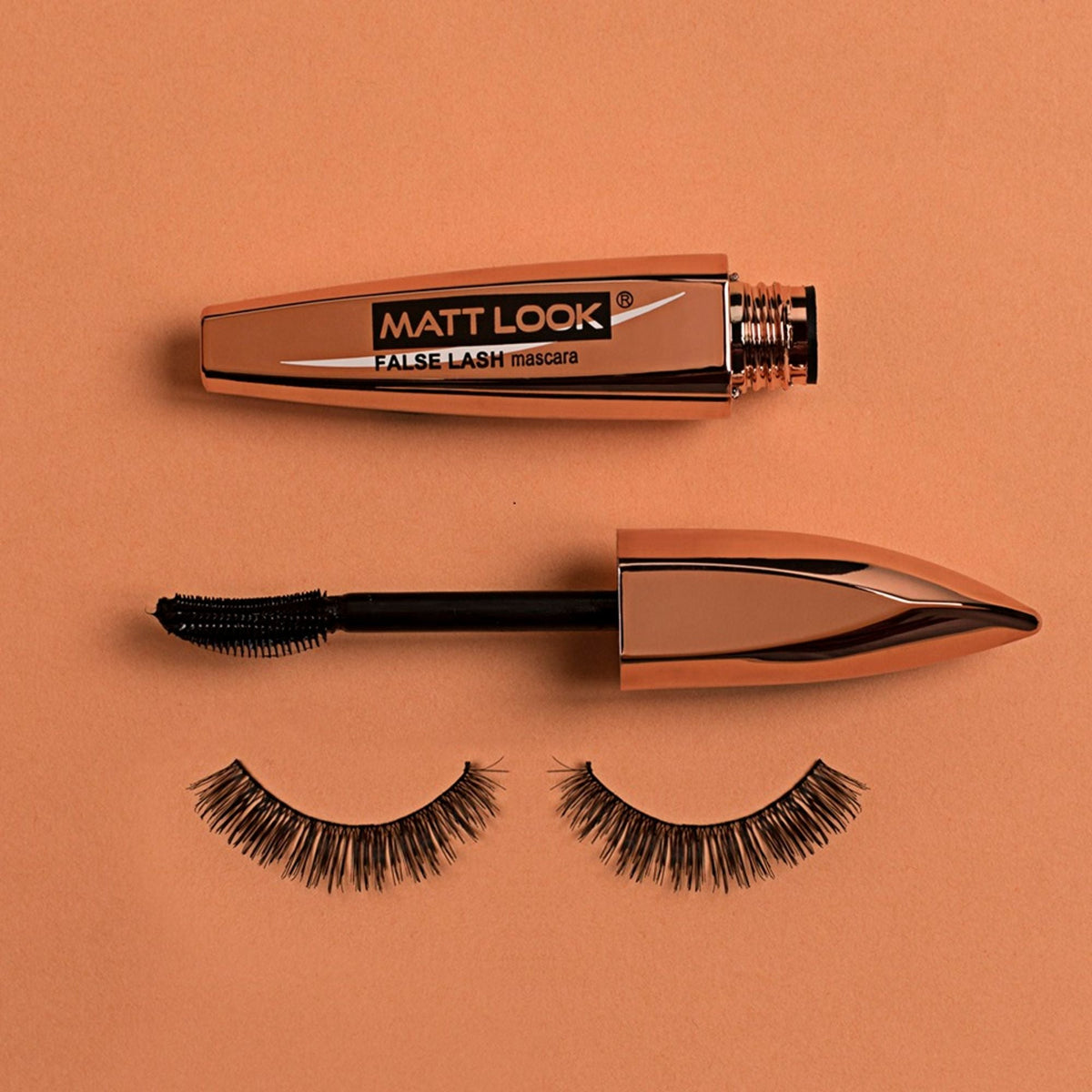 Matt Look Eye Makeup Curl & Volume Waterproof False Lash Mascara - Black | Grocsy