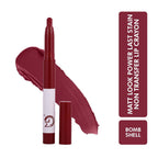 Matt Look Power Last Lip Stain Crayon Lipstick - Bomb Shell | Grocsy
