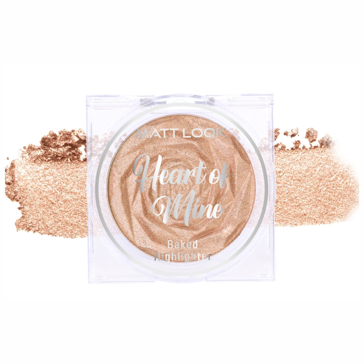 Matt Look Heart Of Mine Baked Highlighter - 03 Blossom Glow | Grocsy