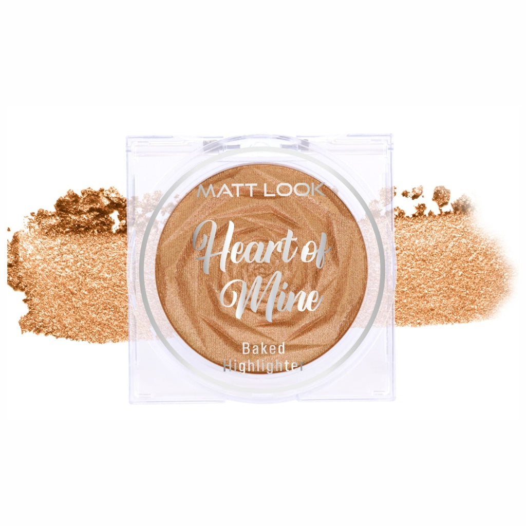 Matt Look Heart Of Mine Baked Highlighter - 04 So Hollywood | Grocsy
