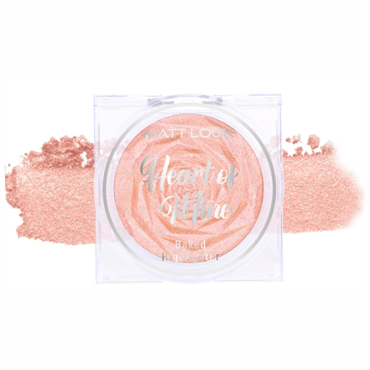 Matt Look Heart Of Mine Baked Highlighter - 05 Champagne Fizz | Grocsy