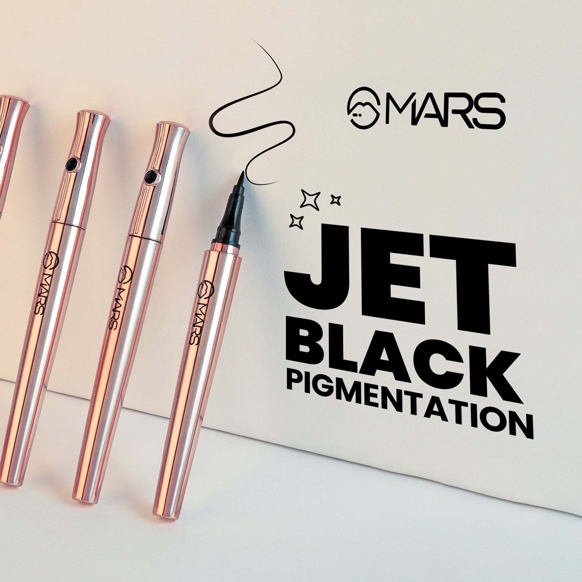 MARS Cosmetics Ink Black Eyeliner | Grocsy