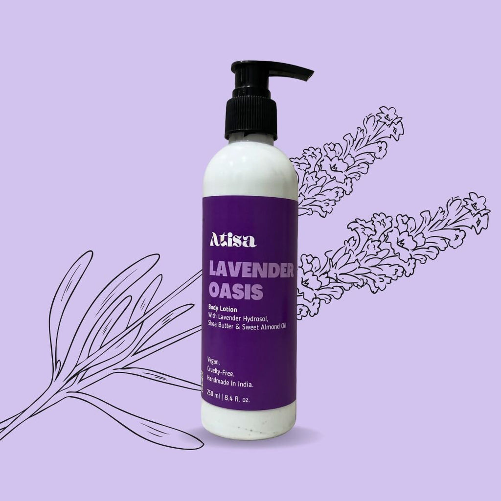 Atisa Lavender Oasis Body Lotion | Grocsy