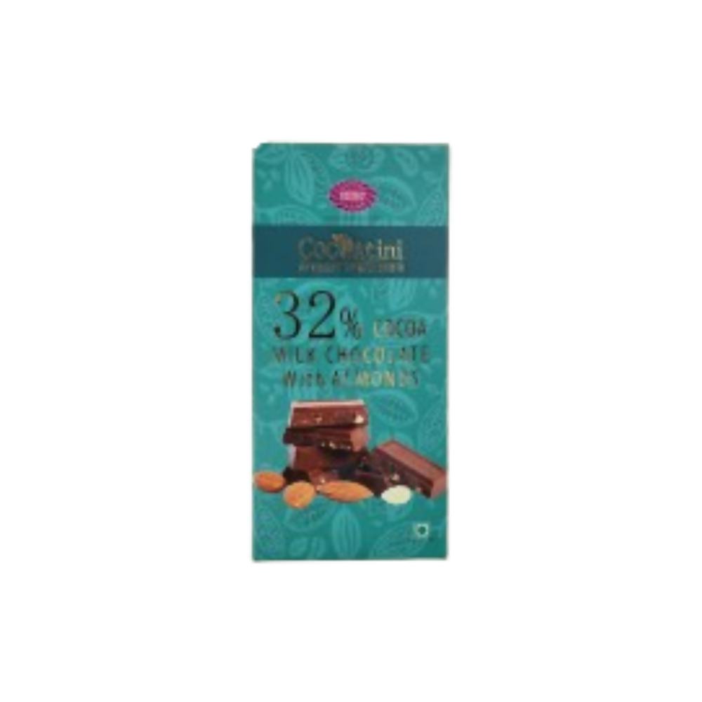 Karachi Bakery 32% Cocoa Milk Chocolate With Almonds | Grocsy