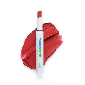 Mamaearth Moisture Matte Longstay Lipstick Cherry Punch | Grocsy