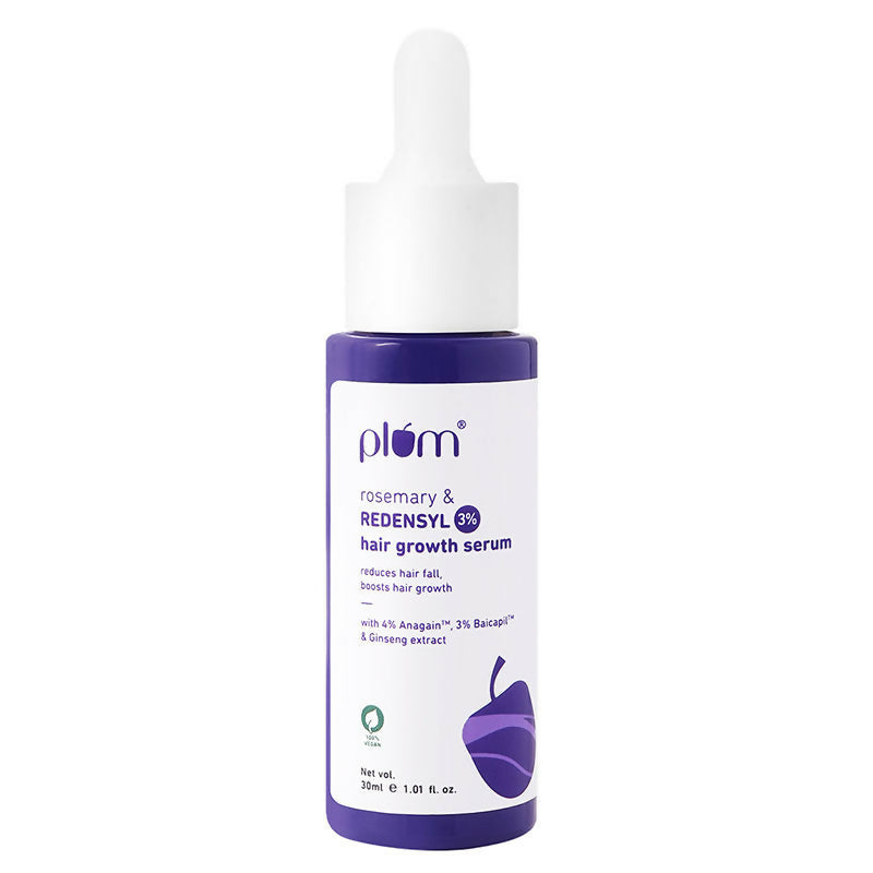Plum Rosemary & 3% Redensyl Hair Growth Serum | Grocsy