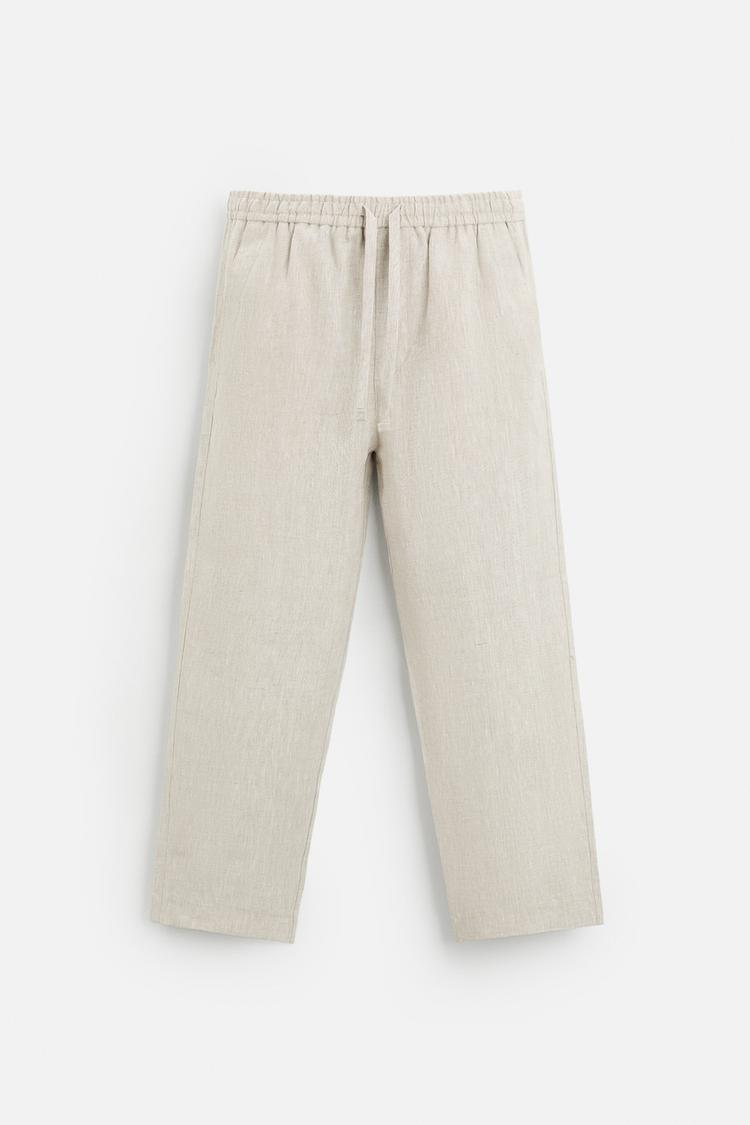 Fabmade Men’S Beige Loose Fit Cotton Pajama | Grocsy