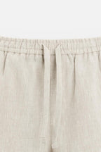 Fabmade Men’S Beige Loose Fit Cotton Pajama | Grocsy